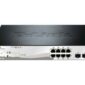 D-Link Managed Power over Ethernet (PoE) 1U network switch DGS-1210-10P