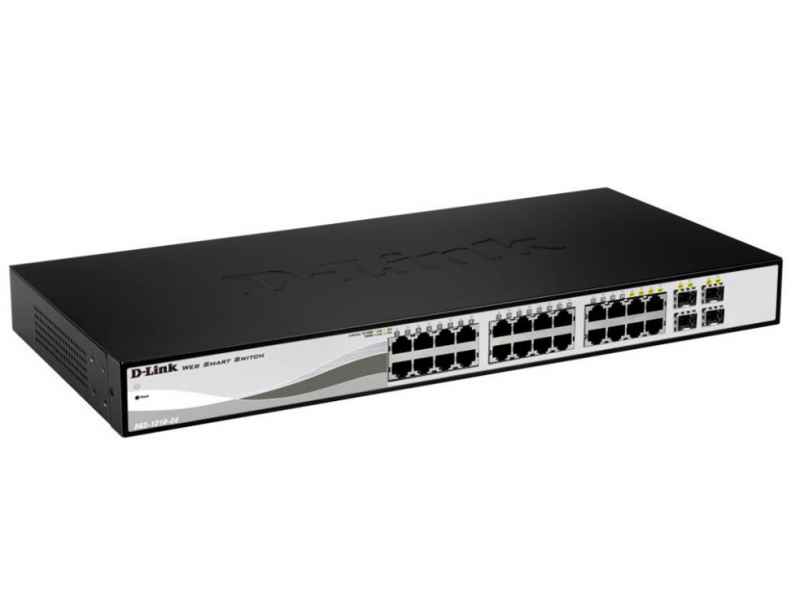 D-Link Switch Web Smart 24-port 10