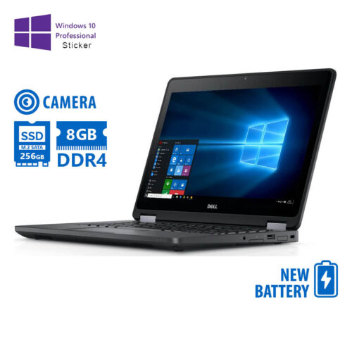 Dell Latitude E5270 i5-6300U/12.5"/8GB DDR4/256GB M.2 SSD /No ODD/Camera/New Battery/10P Grade A Ref