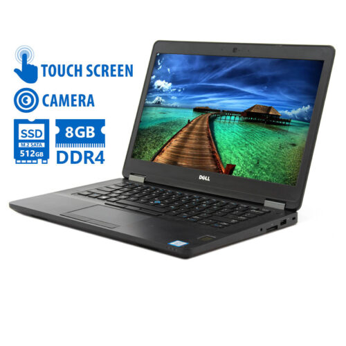 Dell Latitude E5470 i5-6300U/14" Touchscreen/8GB DDR4/512GB M.2 SSD/No ODD/Camera/8P Grade A Refurbi