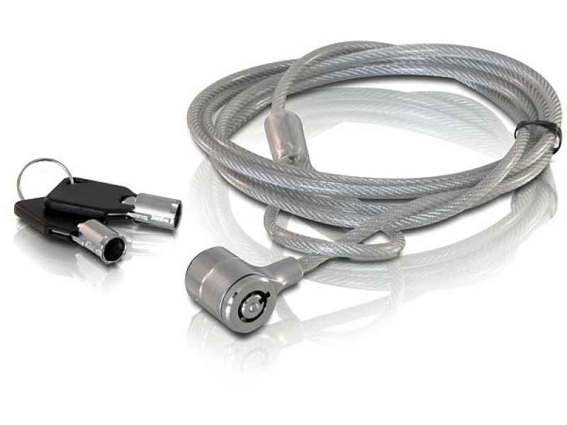 Delock Notebook security lock with key cable lock 1.8 m 20595