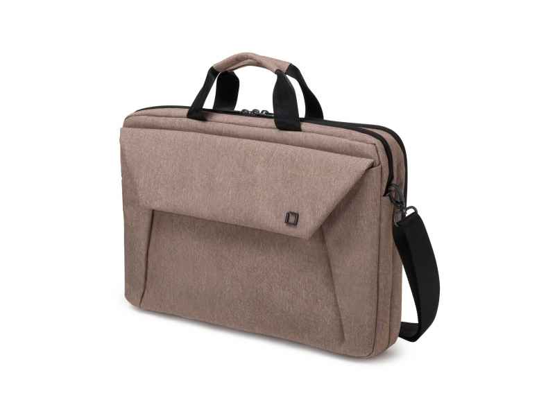 Dicota Slim Case Plus 39.6 cm Briefcase Sand D31522