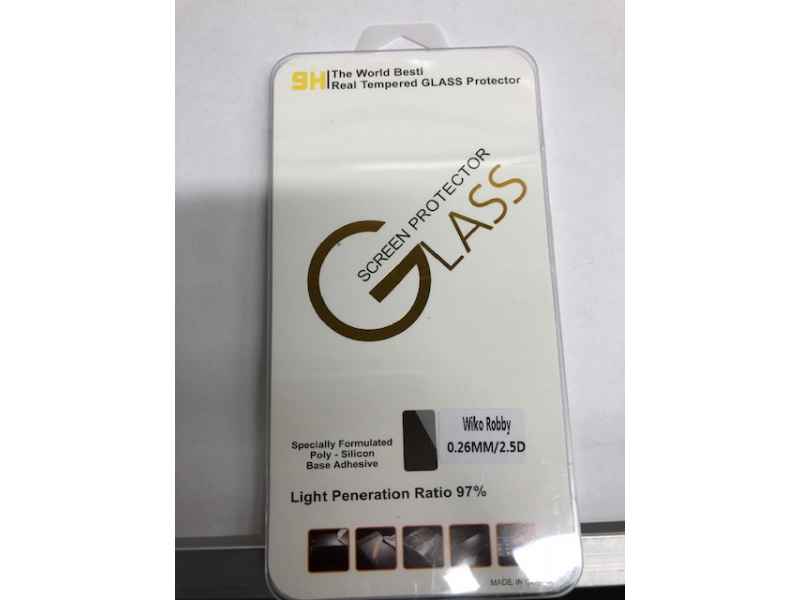 Display Glass 9H for Wiko ROBBY (0,26mm