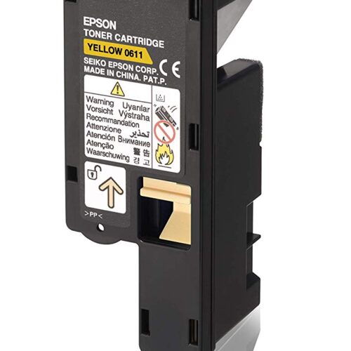 Epson High Capacity Toner Cartridge Yellow 1.4k C13S050611