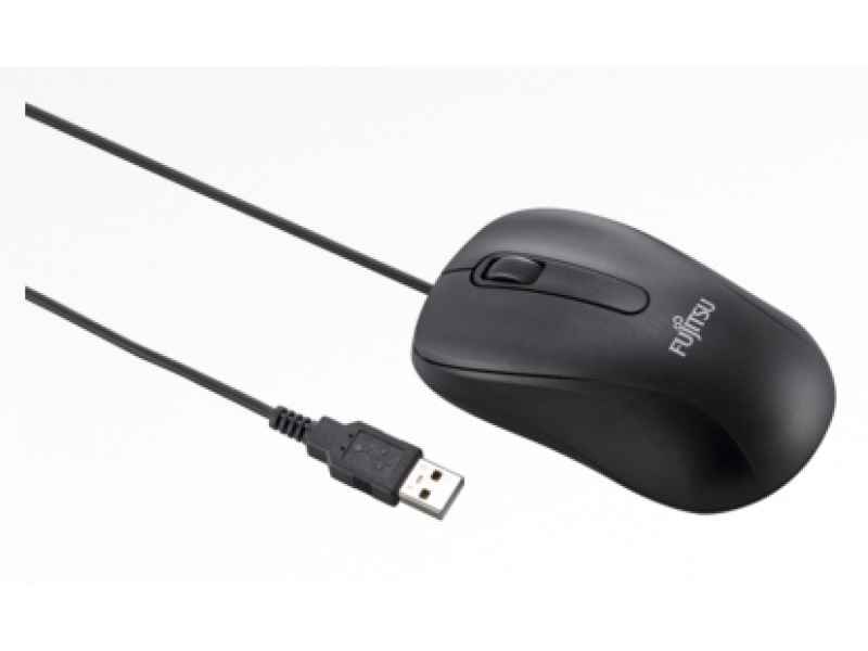 Fujitsu M520 mice USB Optical 1000 DPI Ambidextrous Black S26381-K467-L100