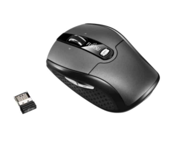Fujitsu WI610 mice RF Wireless Laser 2000 DPI Ambidextrous Black S26381-K460-L100