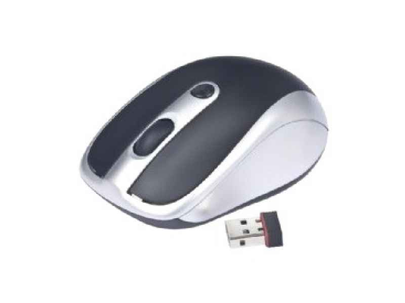 Gembird mice RF Wireless Optical 1600 DPI Black,Silver MUSW-002