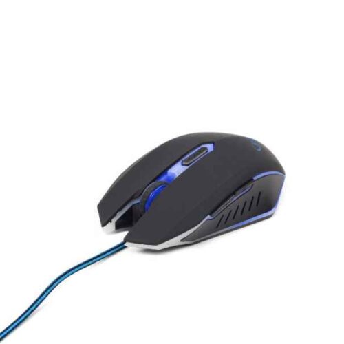 Gembird mice USB 2400 DPI Ambidextrous Black,Blue MUSG-001-B