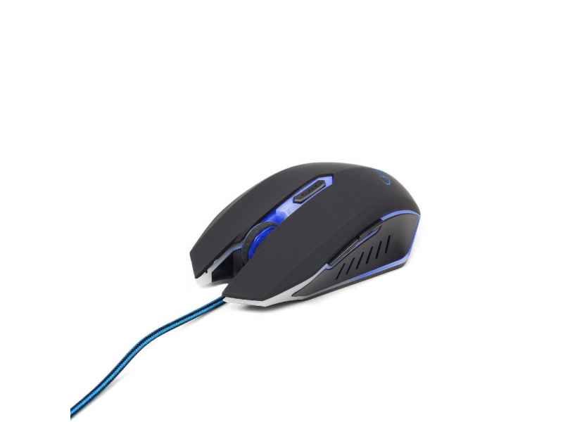 Gembird mice USB 2400 DPI Ambidextrous Black,Blue MUSG-001-B