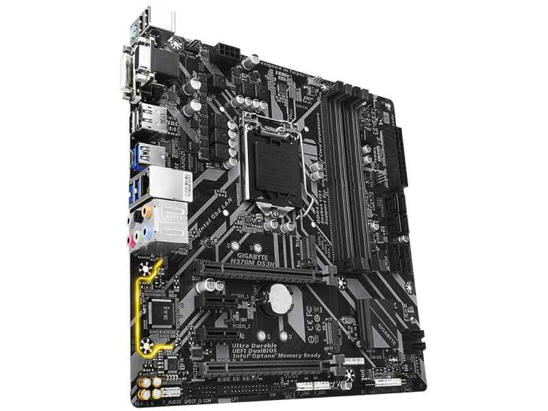 Gigabyte H370M DS3H Intel H370 LGA 1151 (Socket H4) ATX motherboard H370M DS3H
