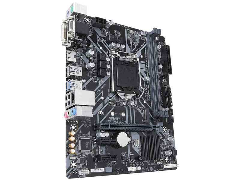 Gigabyte S2H Intel H310 LGA 1151 (Socket H4) microATX motherboard H310M S2H