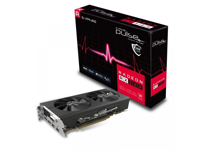 Graphiccard Sapphire Pulse RX 580 8GB GDDR5 11265-05-20G