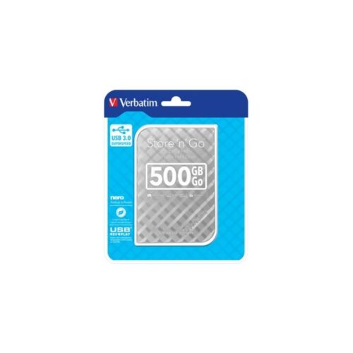 HDD 6,35cm (2.5) USB3 500GB Verbatim Store n Go GEN2 silver 53196