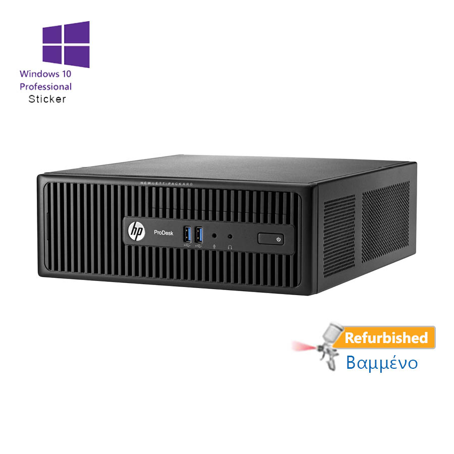 HP 400G2.5 SFF  i5-4590s/4GB DDR3/500GB/DVD/10P Grade A+ Refurbished PC