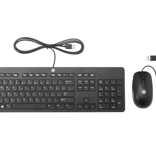 HP Slim USB Keyboard and Mouse Keyboard Optical T6T83AA#ABD