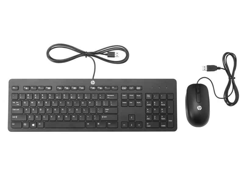 HP Slim USB Keyboard and Mouse Keyboard Optical T6T83AA#ABD