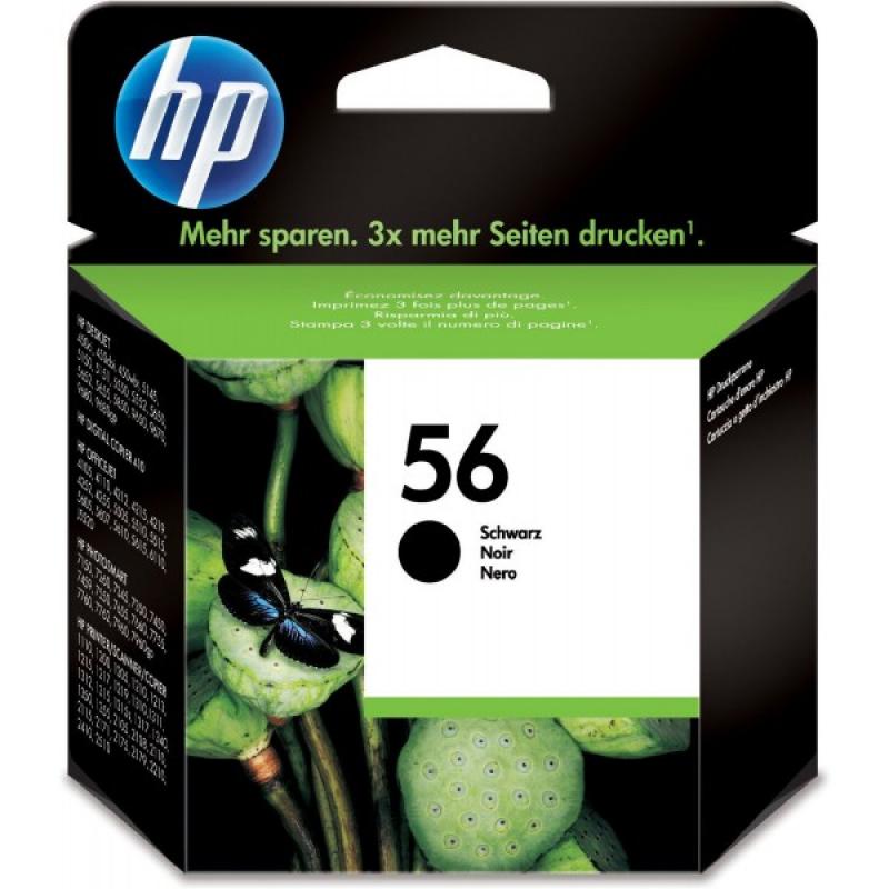 HP Tintenpatrone - 56 - C6656AE - schwarz C6656AE