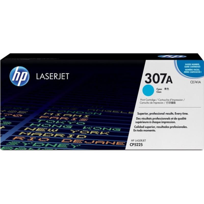 HP Tonerpatrone - 307A - CE741A - cyan CE741A