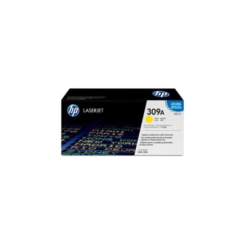 HP Tonerpatrone - 309A - Q2672A - yellow Q2672A