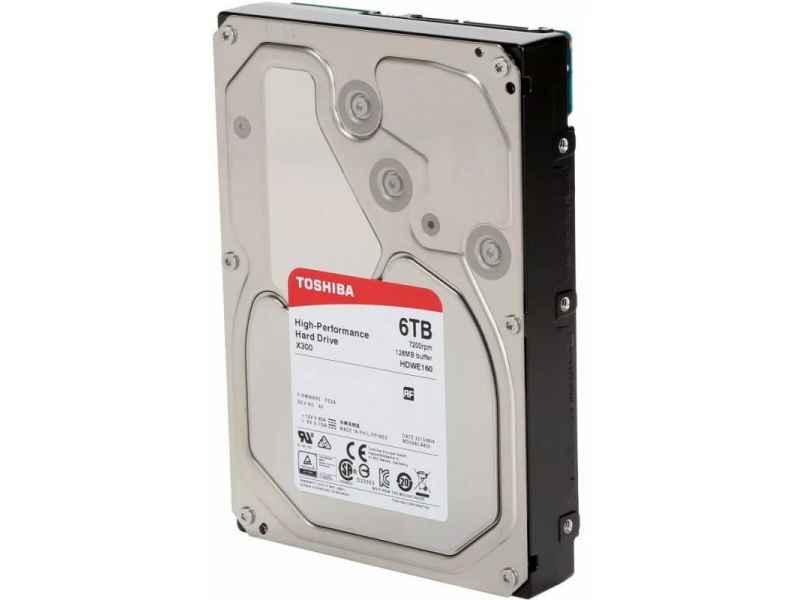Harddisk Toshiba X300 Desktop 6TB HDWE160UZSVA