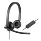 Headset Logitech USB Headset H570e Stereo 981-000575