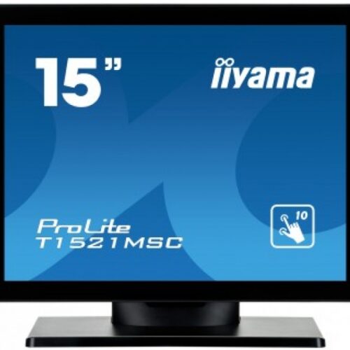 IIYAMA 38.1cm (15)  T1521MSC-B1  43 M-Touch VGA+USB bl. T1521MSC-B1