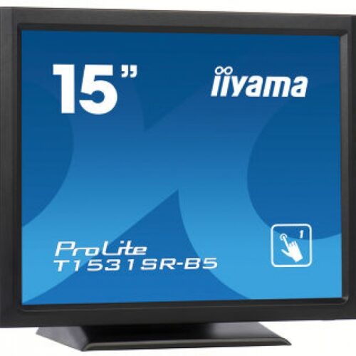 IIYAMA 38.1cm (15)  T1531SR-B5  43 Touch HDMI+DP black T1531SR-B5