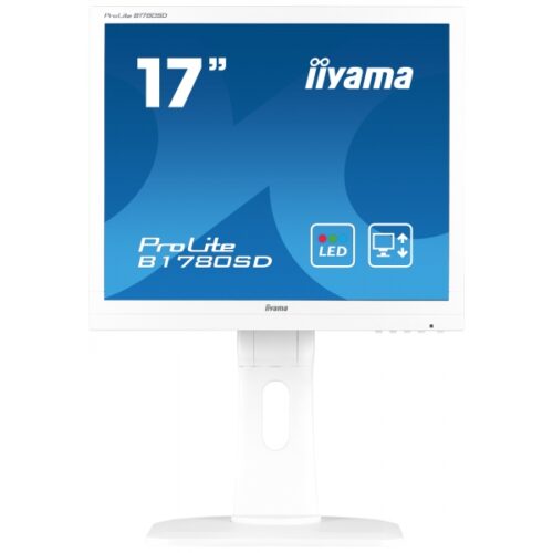 IIYAMA 43.2cm (17)  B1780SD-W1  54 DVI white lift Spk. B1780SD-W1
