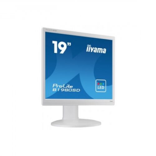 IIYAMA 48.3cm (19)  B1980SD-W1  54 DVI wh.lift Piv.Spk B1980SD-W1