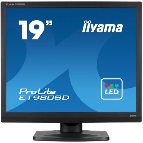 IIYAMA 48.3cm (19)  E1980SD-B1  54 DVI bl.LED Spk. E1980SD-B1