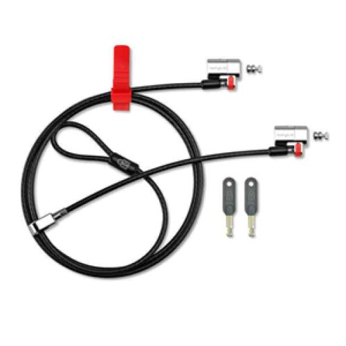 Kensington ClickSafe Keyed Twin Laptop Lock K64638WW