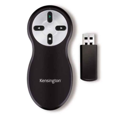Kensington Wireless Presenter - Presenter - Laser - 4 keys - Black K33373EU