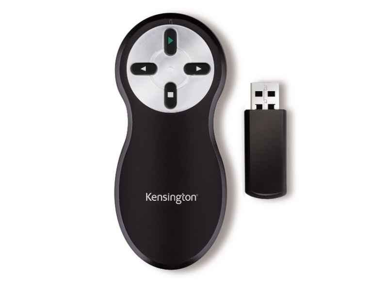 Kensington Wireless Presenter - Presenter - Laser - 4 keys - Black K33373EU