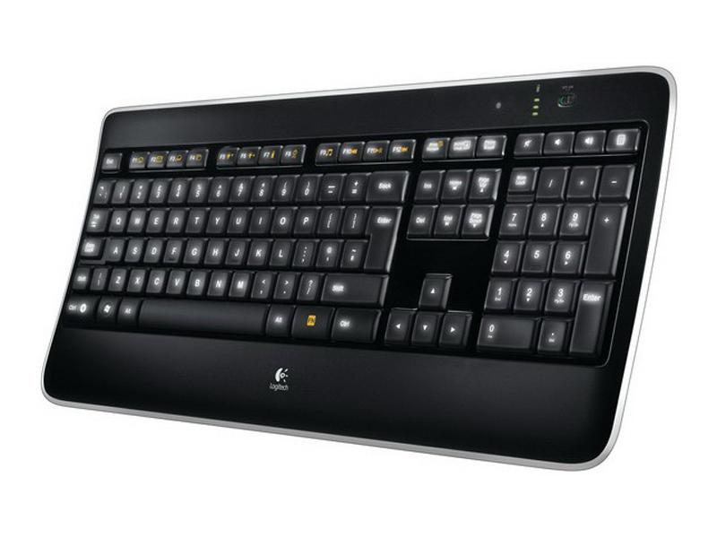 Keyboard Logitech Wireless Illuminated Keyboard K800 - DE-Layout 920-002360