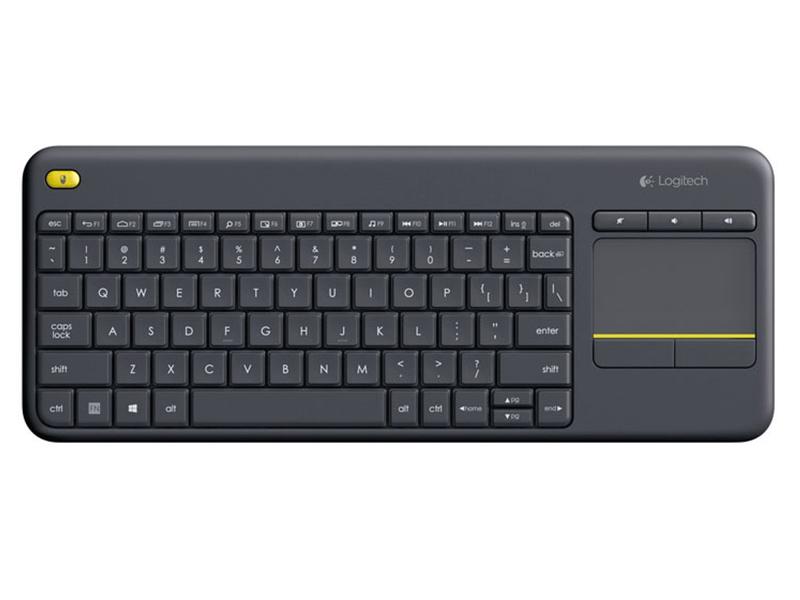 Keyboard Logitech Wireless Touch Keyboard K400 Plus Black - DE-Layout 920-007127