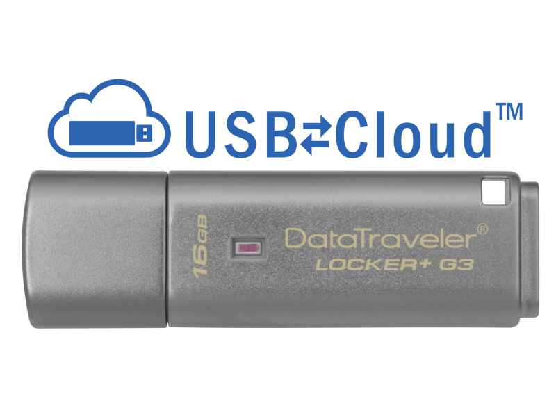 Kingston DataTraveler Locker+ G3 16GB USB flash drive DTLPG3