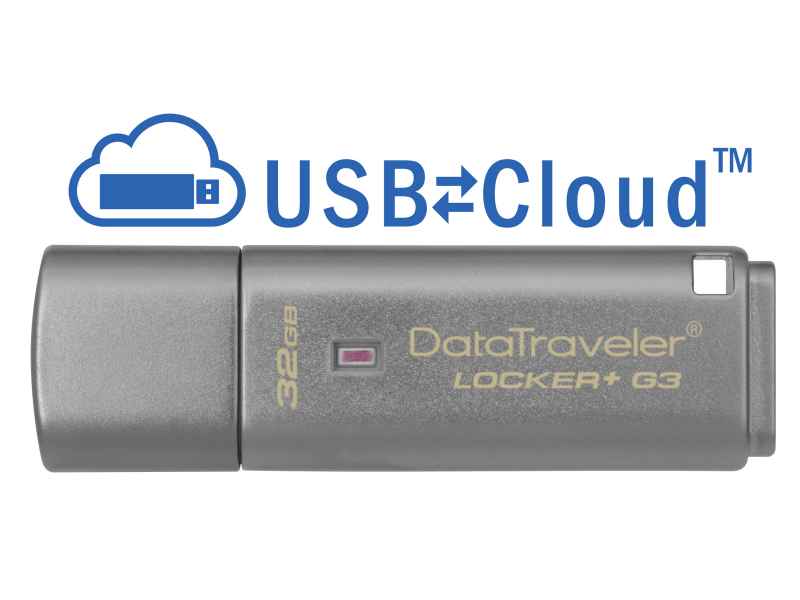 Kingston DataTraveler Locker+ G3 32GB Silver USB flash drive DTLPG3