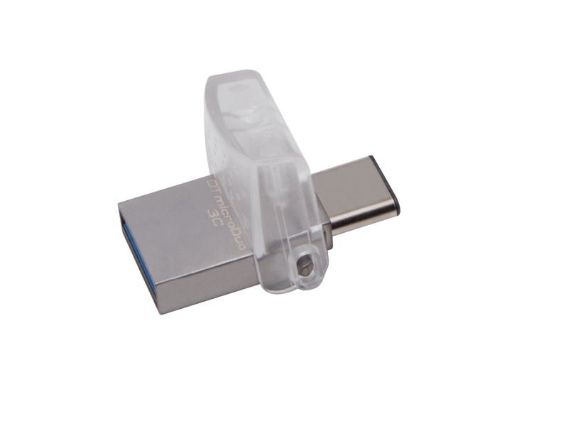 Kingston DataTraveler microDuo 3C Silver USB flash drive DTDUO3C