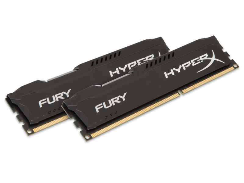 Kingston HyperX FURY Black 16GB 1333MHz DDR3 memory module HX313C9FBK2