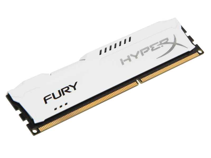 Kingston HyperX FURY White 8GB 1600MHz DDR3 memory module HX316C10FW