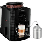 Krups Automatic Coffee Machine LCD + Capuccino Inox EA 8160
