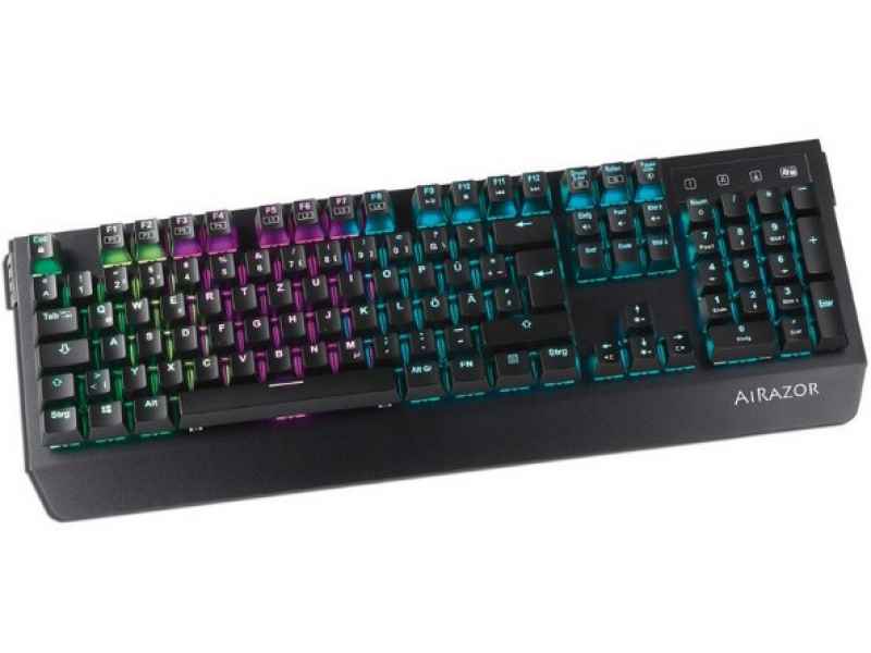 LC Power keyboard USB QWERTZ German Black LC-KEY-MECH-1-RGB