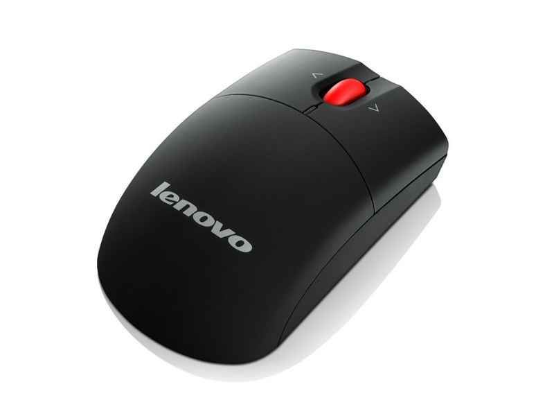 Lenovo Laser Wireless Mouse mice RF Wireless 1600 DPI Black 0A36188