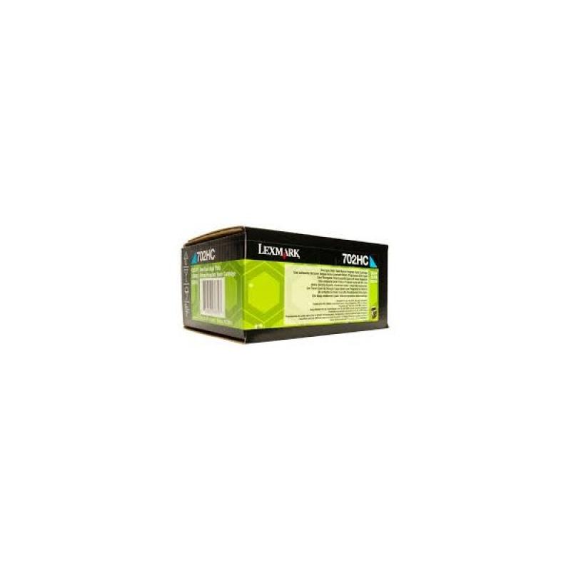 Lexmark Tonerpatrone - 702HC - 70C2HC0 - cyan 70C2HC0