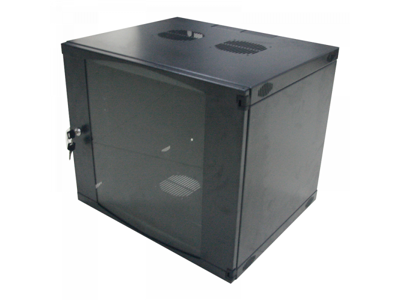 Logilink 19 Wallmounted Single-Section Box 12U 540X450mm dark grey W12F64B