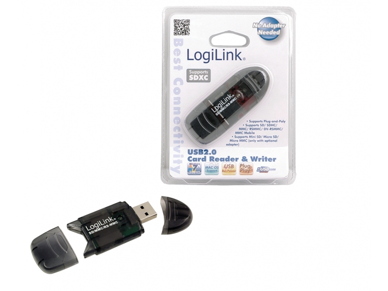 Logilink Cardreader USB 2.0 Stick extern für SD