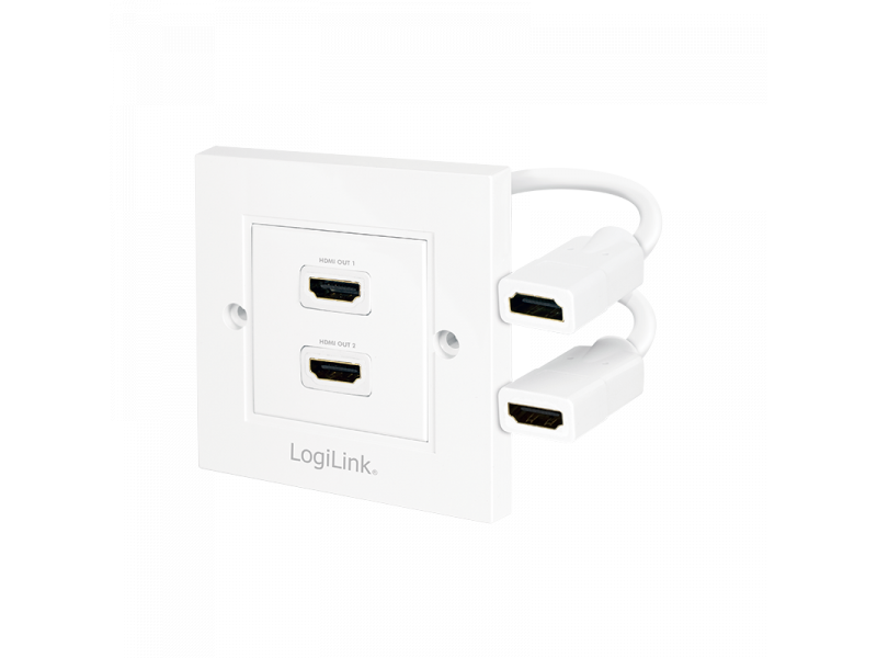 Logilink HDMI Wall Plate with 1x HDMI female (AH0015)