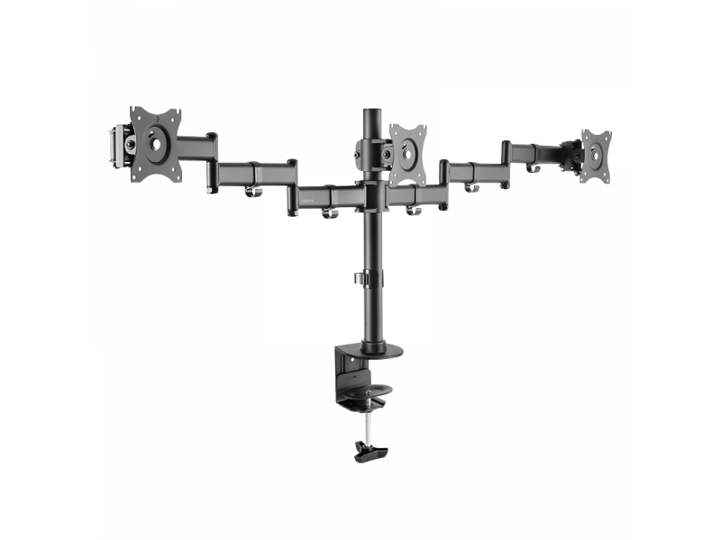 Logilink Triple monitor desk mount, tilt