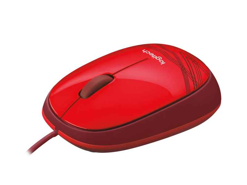 Logitech M105 USB Optical Ambidextrous Red mice 910-002945