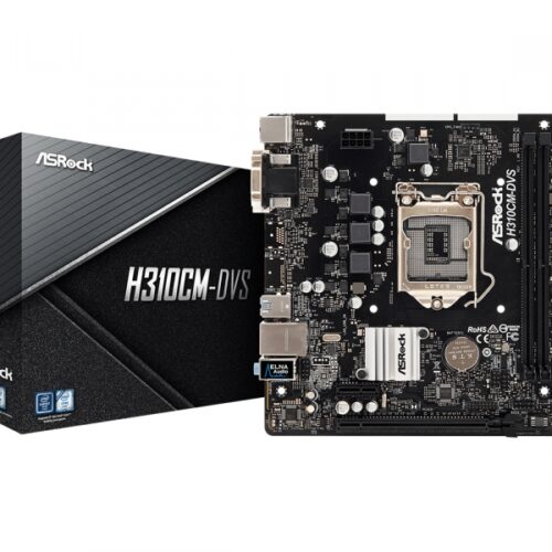 MB ASRock H310CM-DVS   1151 M-ATX D-Sub